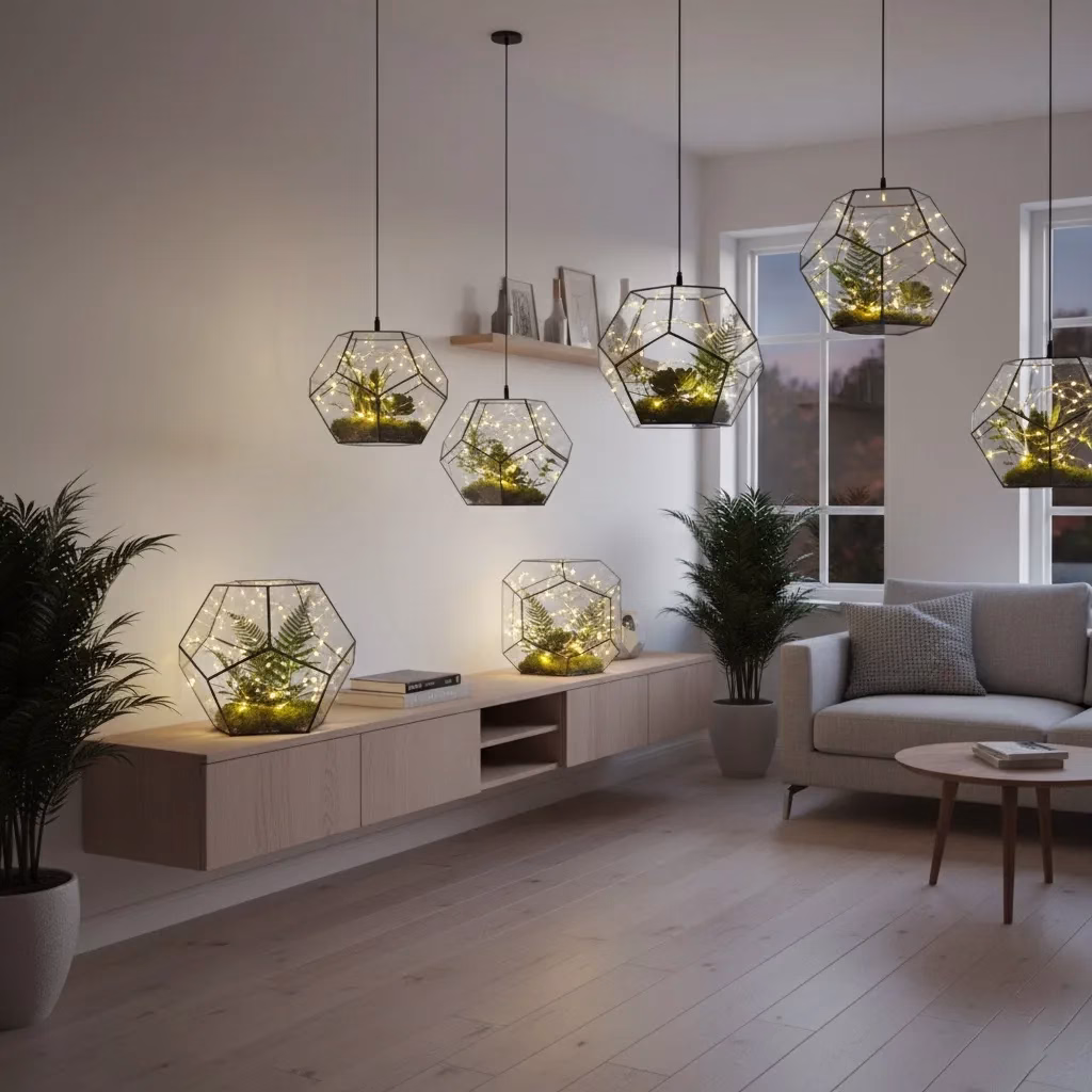 Eleganza Botanica - Design Moderno con Terrarium